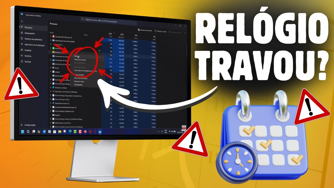 O jeito MAIS RÁPIDO de resolver o erro na Data e Hora e Calendário do  Windows 11