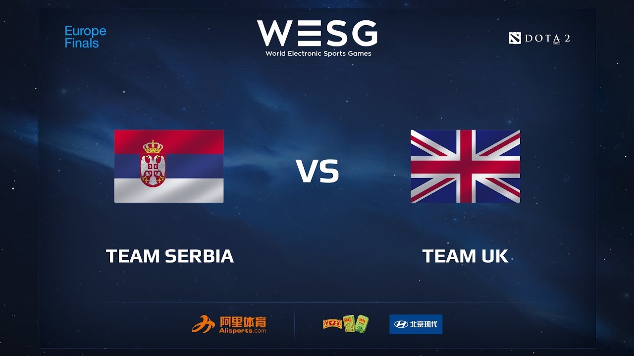 Team Serbia vs Team UK, WESG 2017 Dota 2 European Qualifier Finals