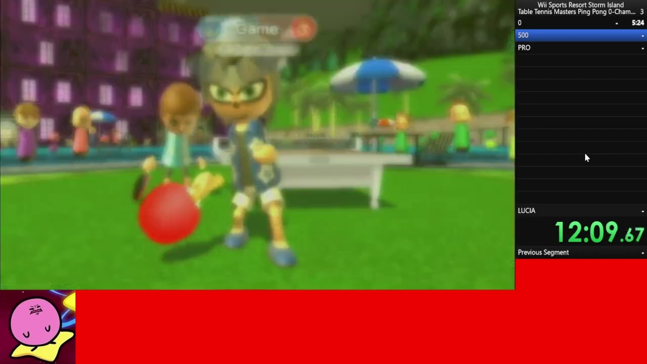 Wii Sports Resort Storm Island: Table Tennis Master Ping Pong Speedrun (22:08)