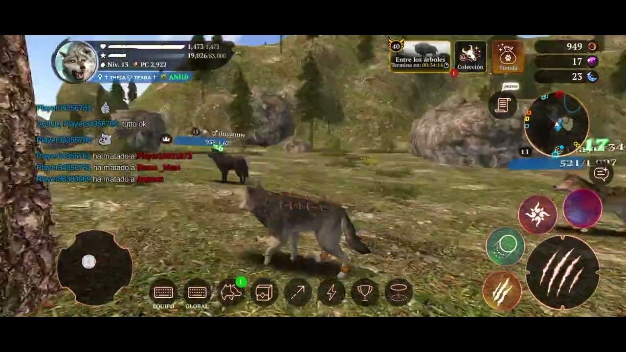 PvP En el juego The wolf