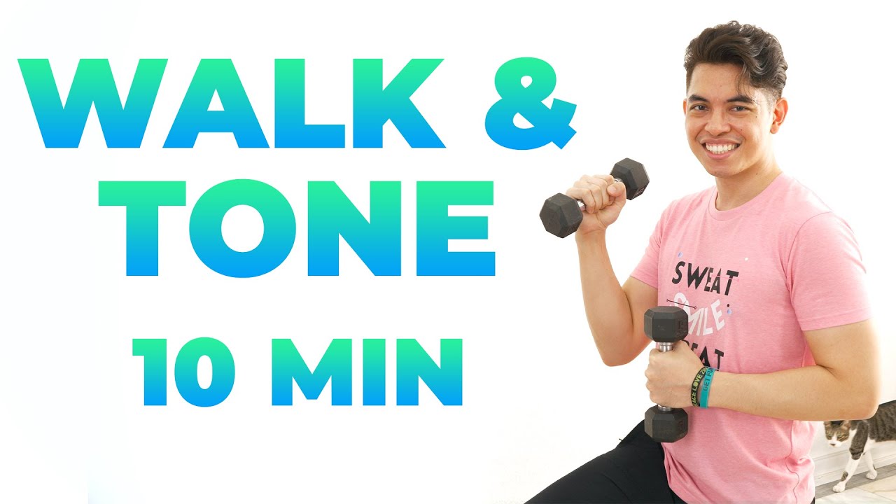 10 MIN WALK & TONE • 1300 Steps • Walking Workout #160