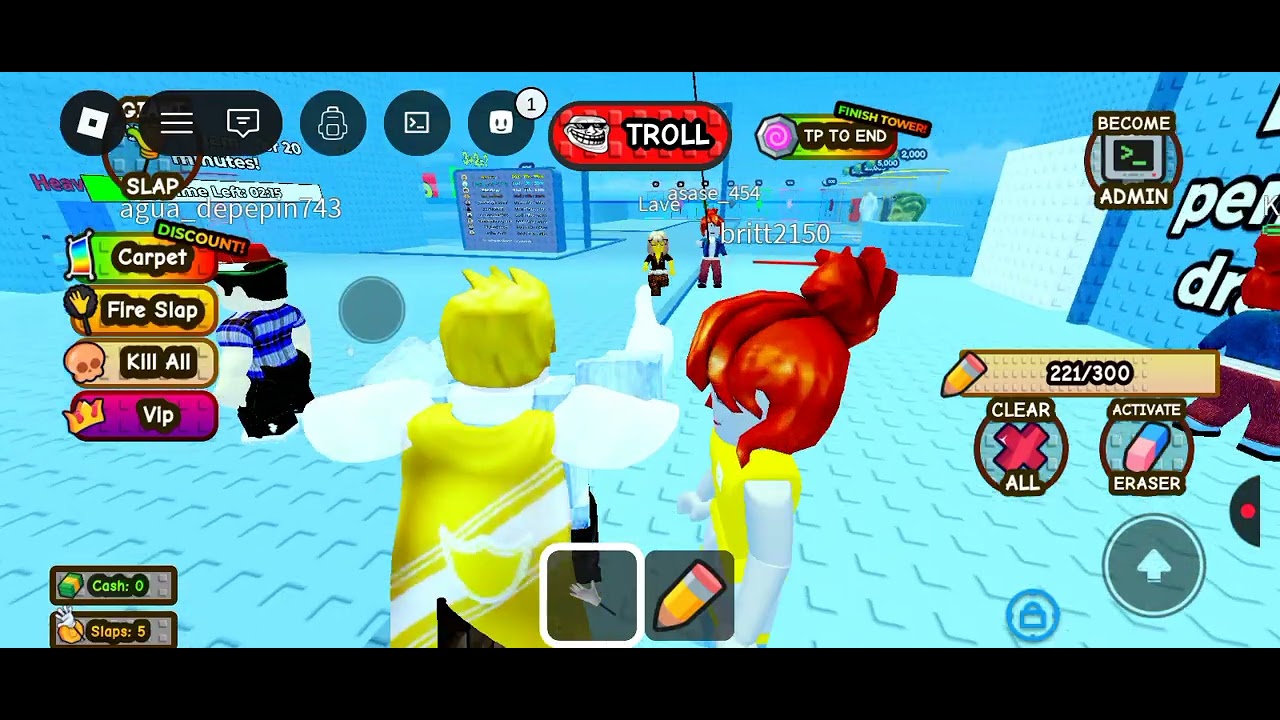 Trying to beat roblox gear obby