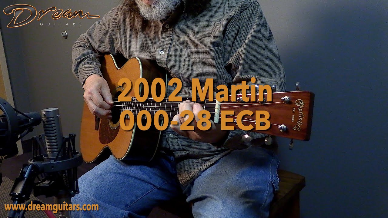 2002 Martin 000-28ECB, Brazilian Rosewood & Sitka Spruce