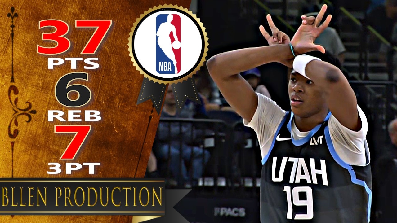 Ace Bailey - Career-High 37 Pts, 6 Reb, 7 3PT Highlights｜Toronto Raptors vs Utah Jazz｜2026.03.23