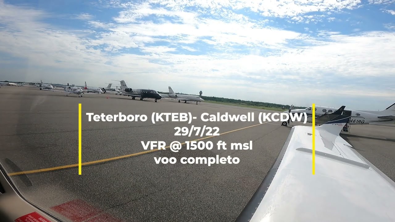 Teterboro  (KTEB) - Caldwell Airport  (KCDW) Completo