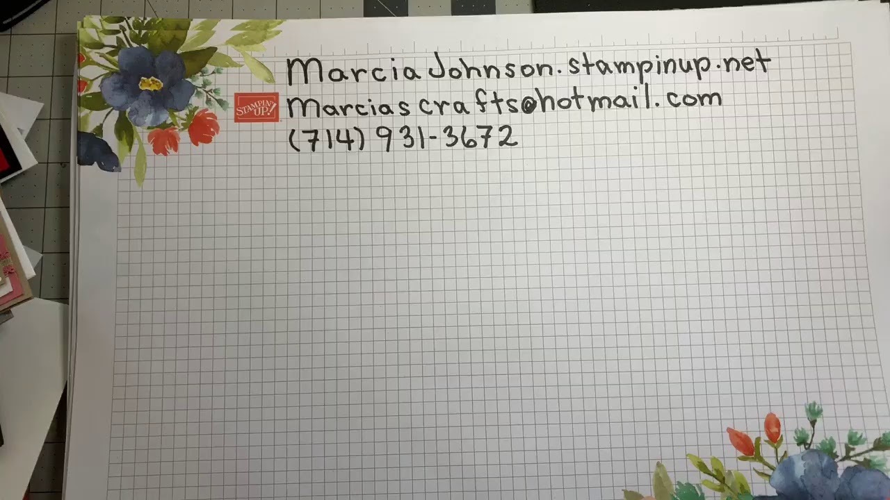 Marcia's Crafts Live Stream