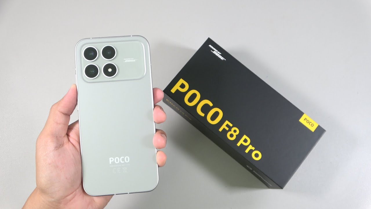 Poco F8 Pro unboxing, speakers, camera, antutu, gaming test