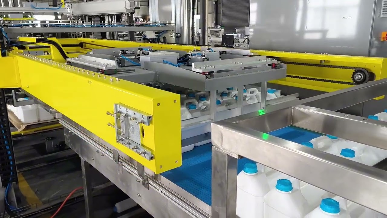 Automatic Low Level Beverage Bottle Depalletizer Machine Empty Bottle Depalletizer Can Depalletizer