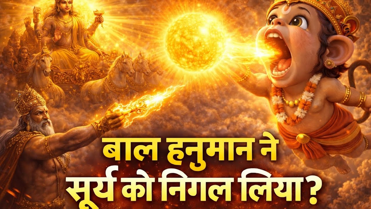 बाल हनुमान ने सूर्य को निगल लिया 😱 | Hanuman vs Surya Dev | Powerful Hindu Story