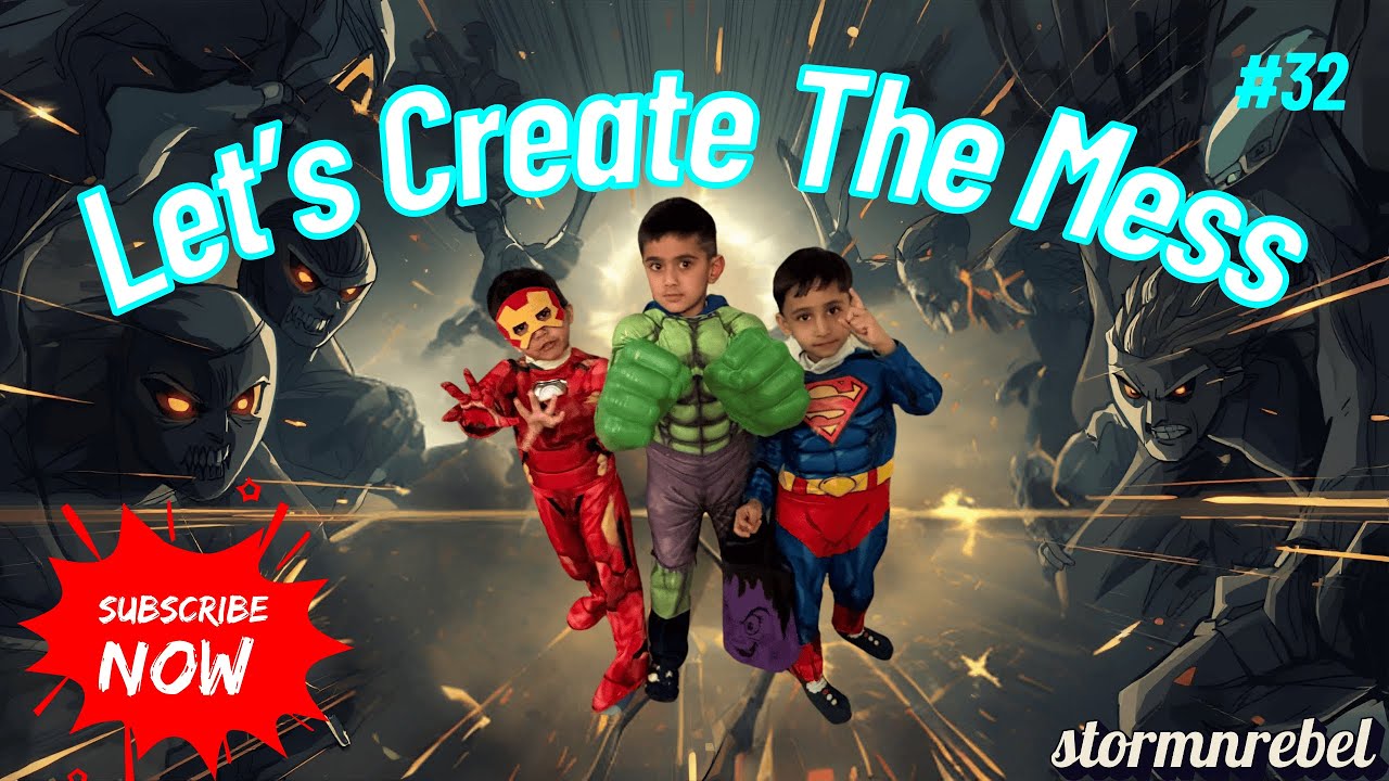 Day 32 |Hamare Avengers Ne Ghar Mein Toofan Macha Diya 😳🦸‍♂️ | Full Masti