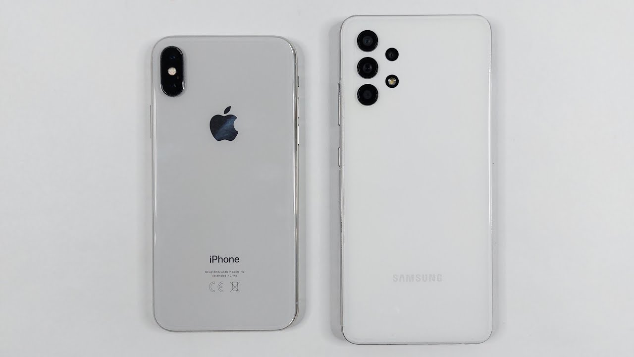 iPhone X Vs Samsung A32 | Speed Test