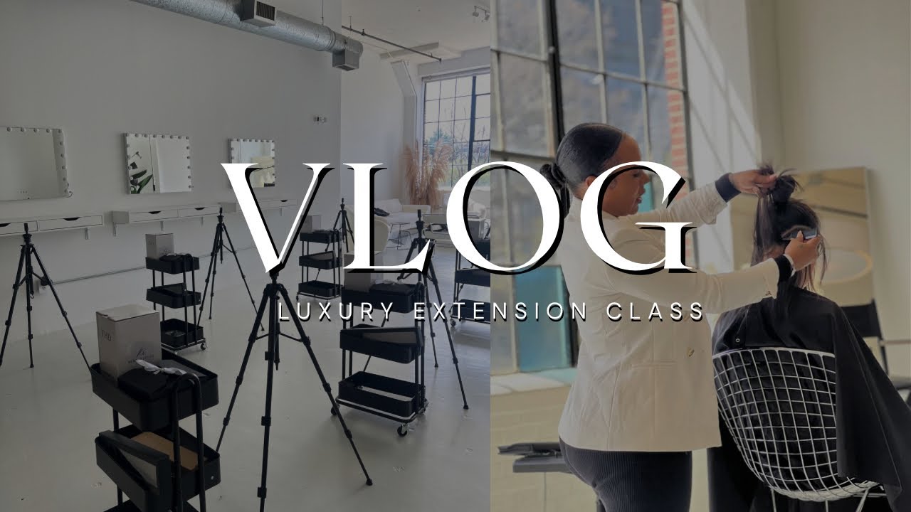 DAILY VLOG | Went To ATL for a luxury extension class
