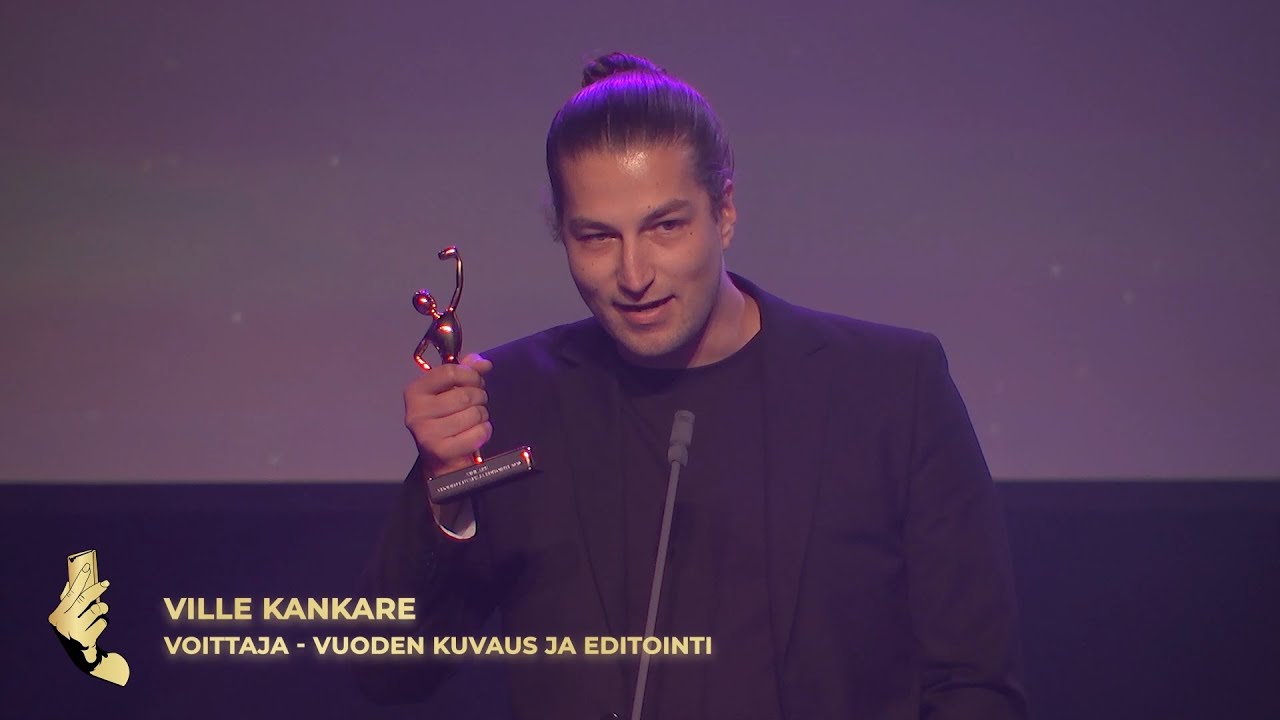 Vinkare voittaa VUODEN KUVAUS JA EDITOINTI -palkinnon | Creator Awards Finland 2020
