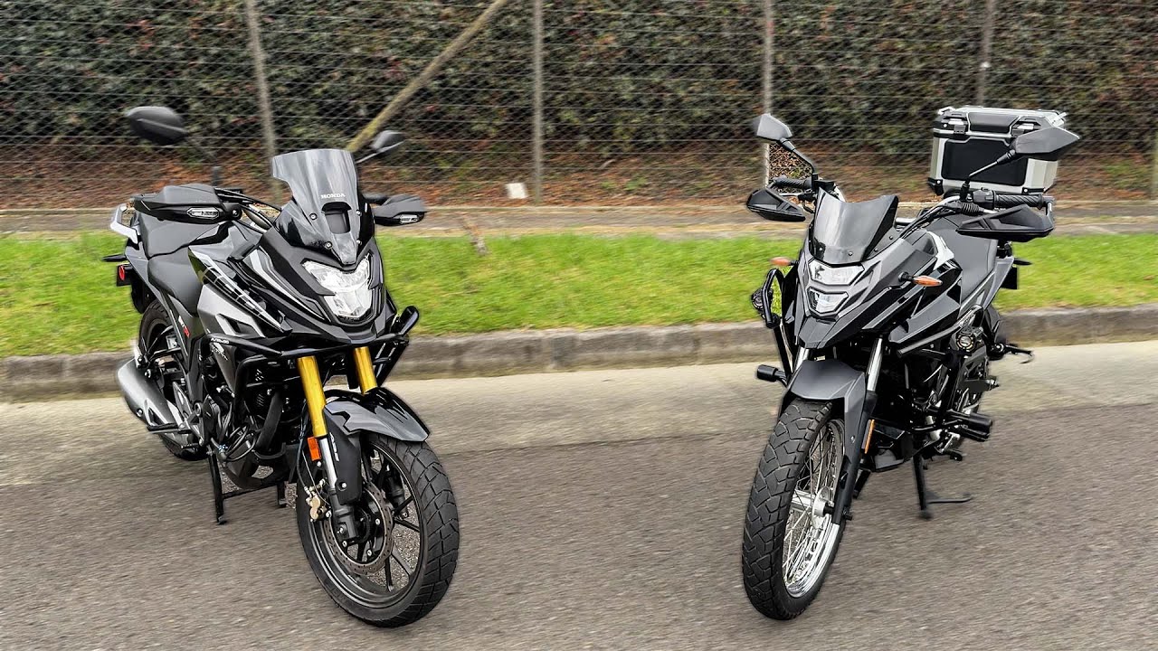 HONDA NX 190 vs TRAZER 190 SYM | motovlog more