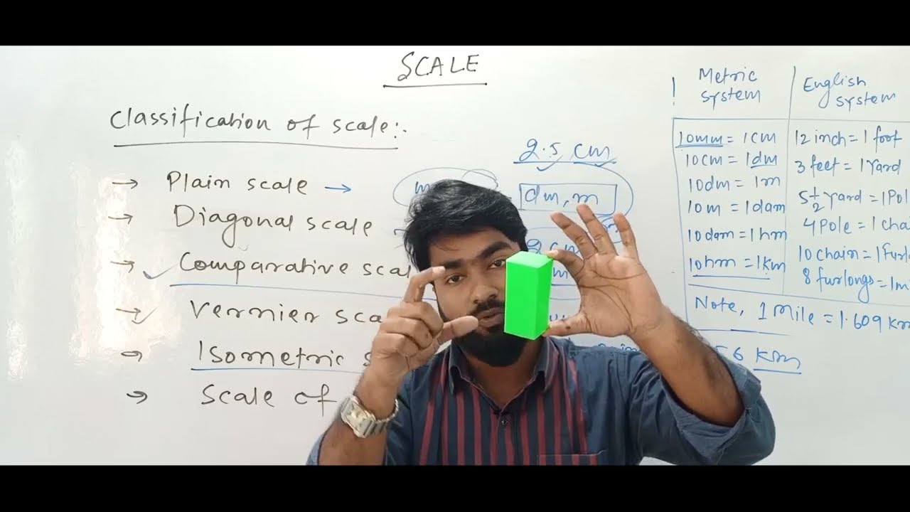 How to draw PLAIN SCALE AND DIAGONAL SCALE ( One Shot ) ||  ENGINEERING DRAWING AND GRAPHICS
