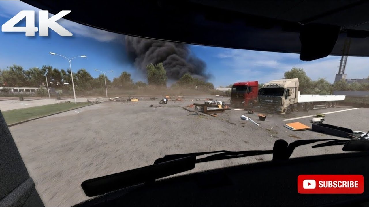 KAZA İZLERKEN KAZA YAPTIM | Calais - Duisburg Kaosu - RTX 5080 - REALİSTİK GRAFİK - G29 #ets2