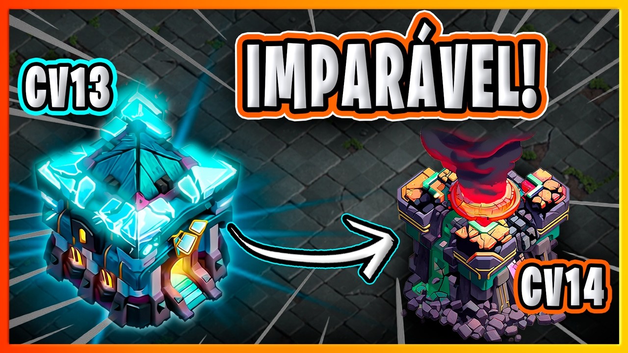 O MELHOR ataque de TODOS para CV13 (PT em CV14 FÁCIL!) no Clash of Clans
