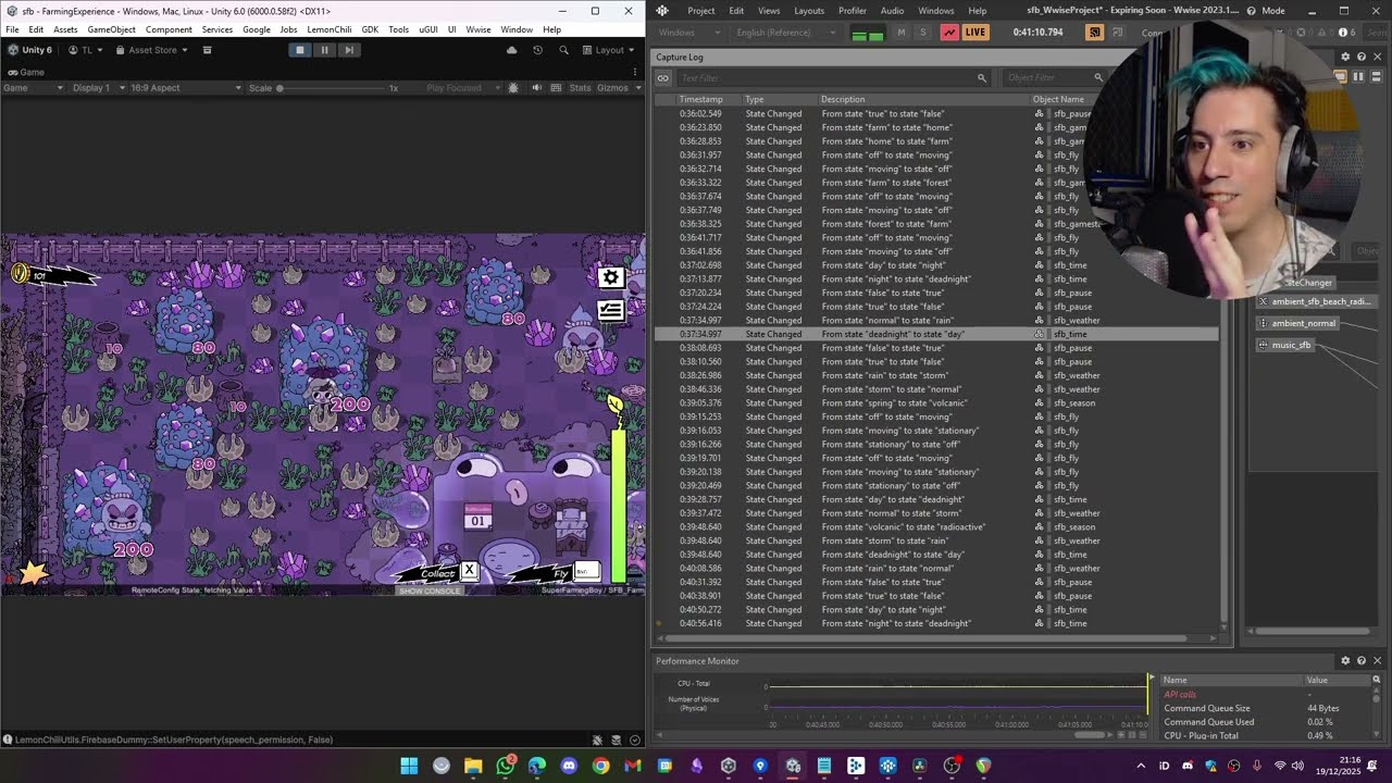 Audiokinetic Blog - Wwise states system in Super Farming Boy