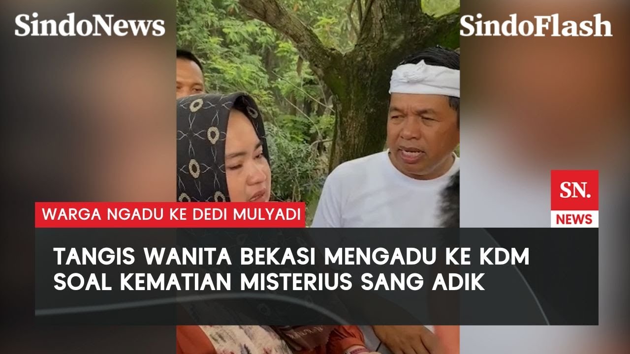 Wanita di Bekasi Terobos Pengawalan Dedi Mulyadi demi Perjuangkan Keadilan untuk Adik | Sindo Flash