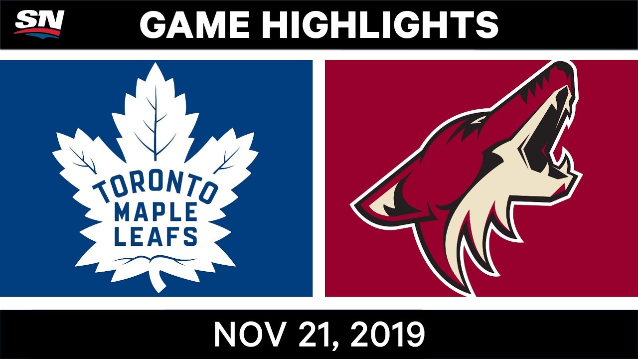 NHL Highlights | Maple Leafs vs Coyotes &ndash; Nov. 21, 2019