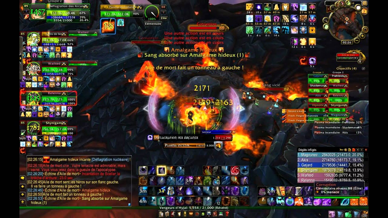 Night W&oslash;lves, down Echine d'Aile de Mort 10 NM (PoV Mage)