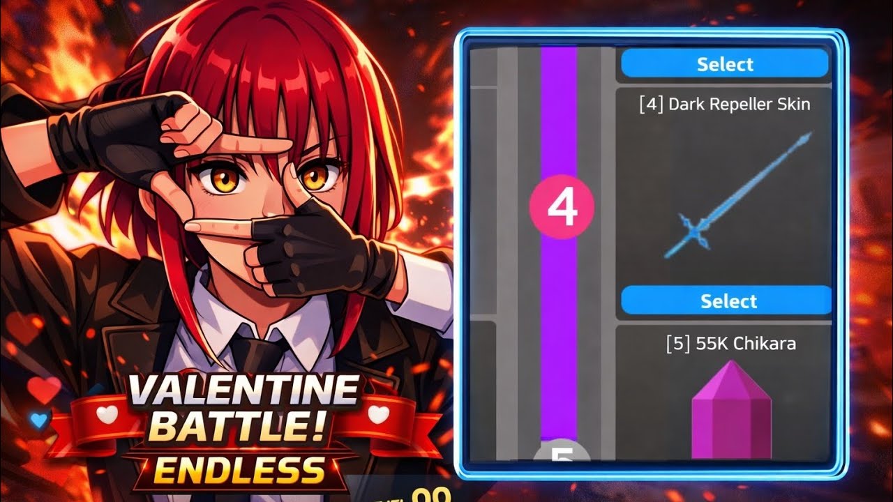 🩷EVERYTHING 🩷 |Valentine update 🩷 new champion makima ❤️ ANIME FIGHTING simulator Endless 