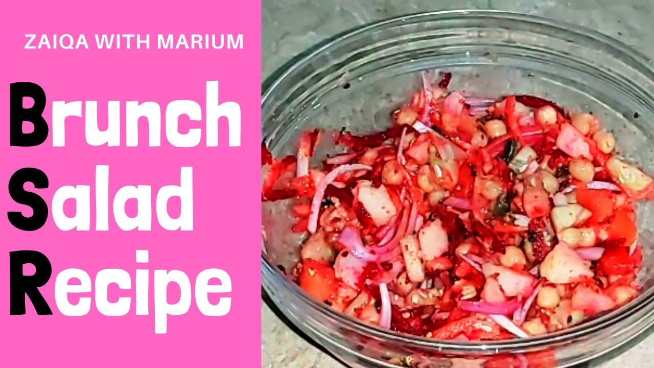 Brunch Salad Recipe | Healthy Salad For Brunch Time by Zaiqa with Marium