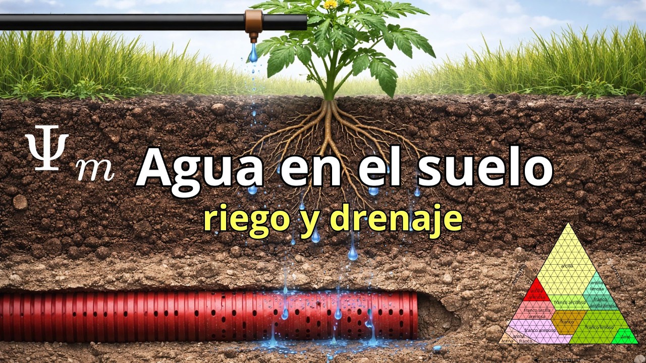 Riego por goteo 4: La física del agua en el suelo aplicada al riego y drenaje.