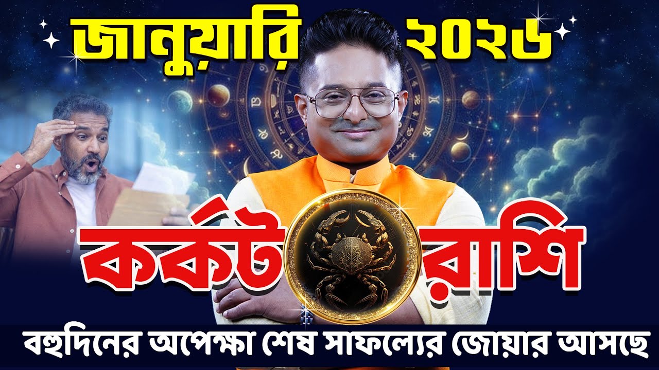 karkat Rashi January 2026 | কর্কট রাশি জানুয়ারি ২০২৬ | Cancer Horoscope | Achariya Debdutta