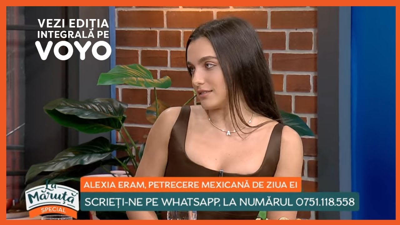 Alexia Eram, petrecere mexicană de ziua ei