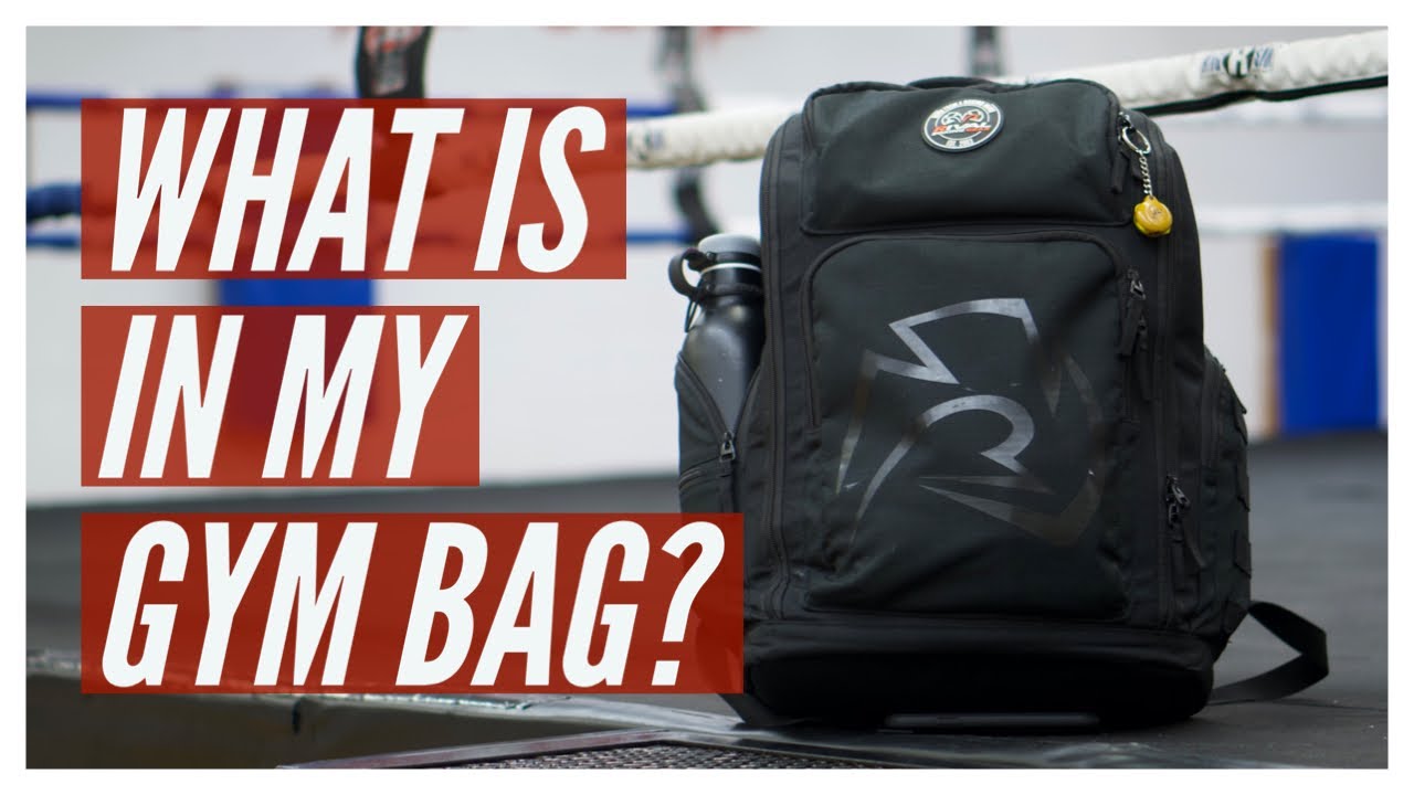 What's in my Gym Bag: Boxing Coach Edition