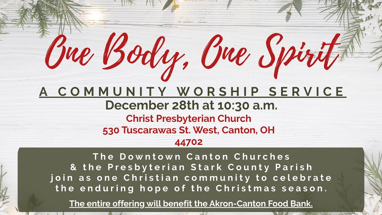 First Sunday After Christmas • December 28, 2025 at 10:30 a.m.