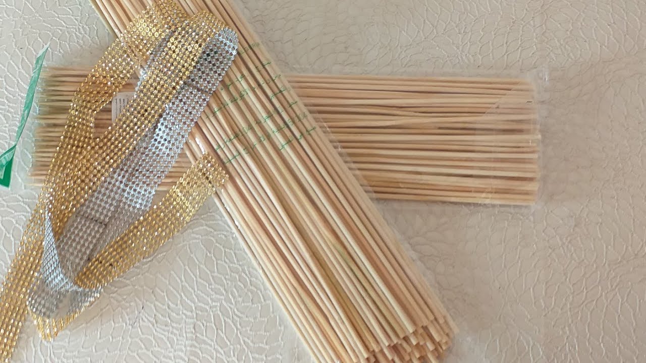 راح تندمي اذا مجربتيش فكرة هاد المشروع الخراااااافية بأعواد الشواء😱 كااامل يحوسوا عليييها بالتفصيل 😉