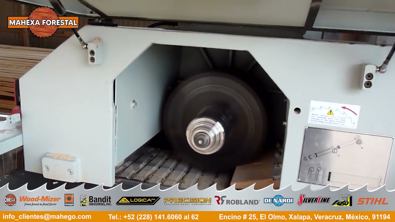 Sierra de Discos Múltiple Para Discos Hasta de 15”, Marca Omega Machinery, Modelo OM-MRS300