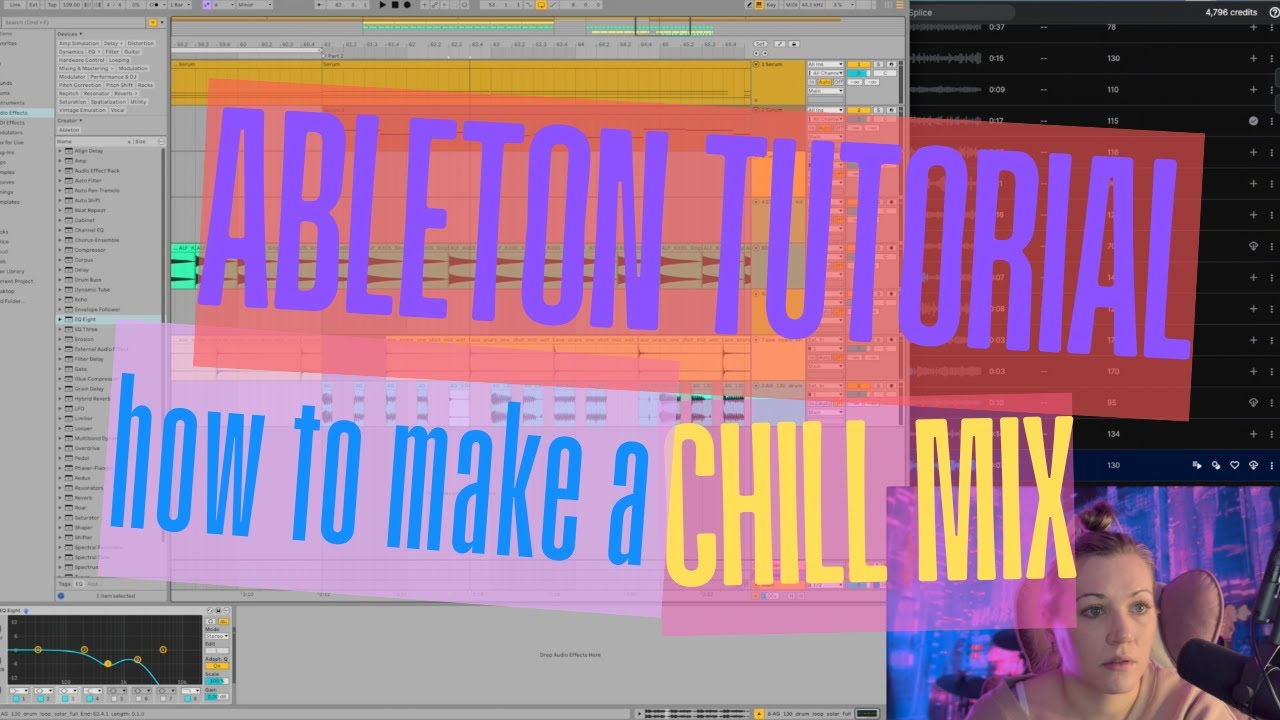 Ableton Live Music Production Tutorial - How to Make a Chill Mix