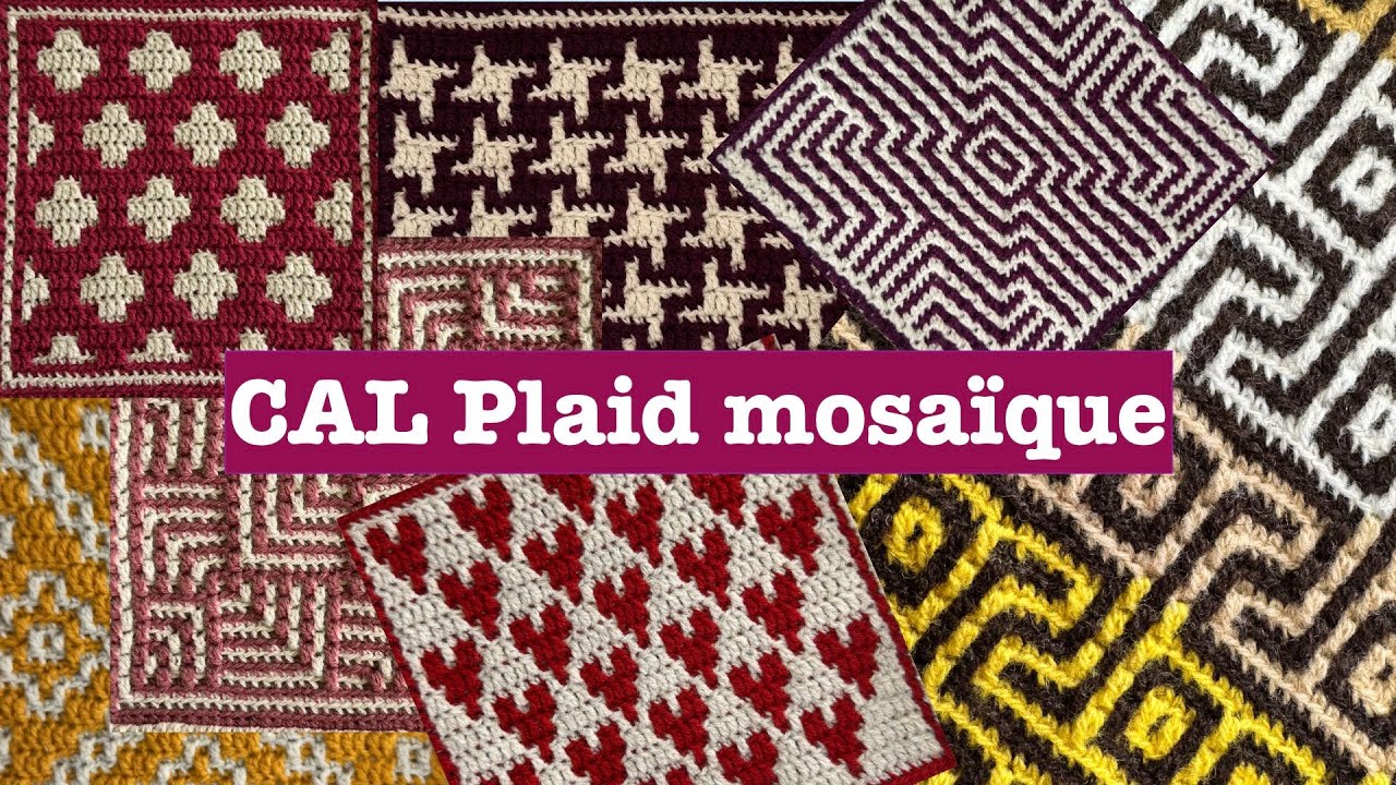 # 1 Plaid mosaïque _ Présentation