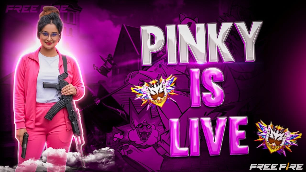 🔴හේ යාලුවේ මන් ආවා🙃💞| Freefire |  Pinky girl | Freefire | live