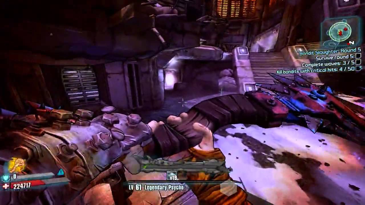 Borderlands 2 Krieg the Psyco Burning Rampage Gameplay UVHM