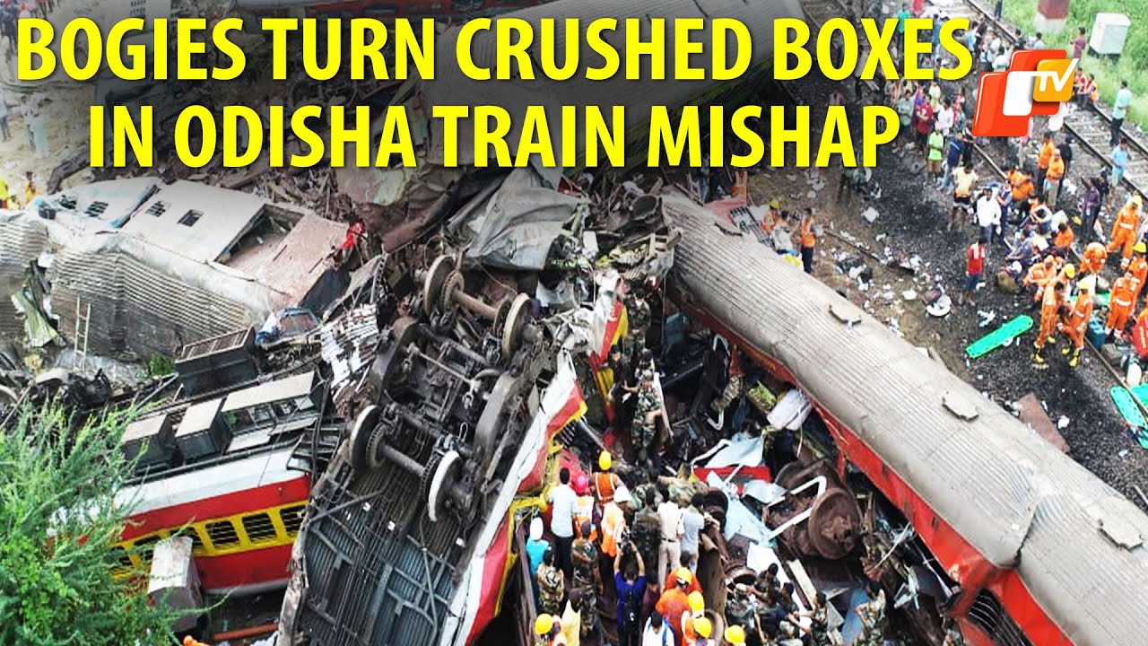 Drone Footage Reveals Extent Of Destruction In Bahanaga Train Disaster In Odisha