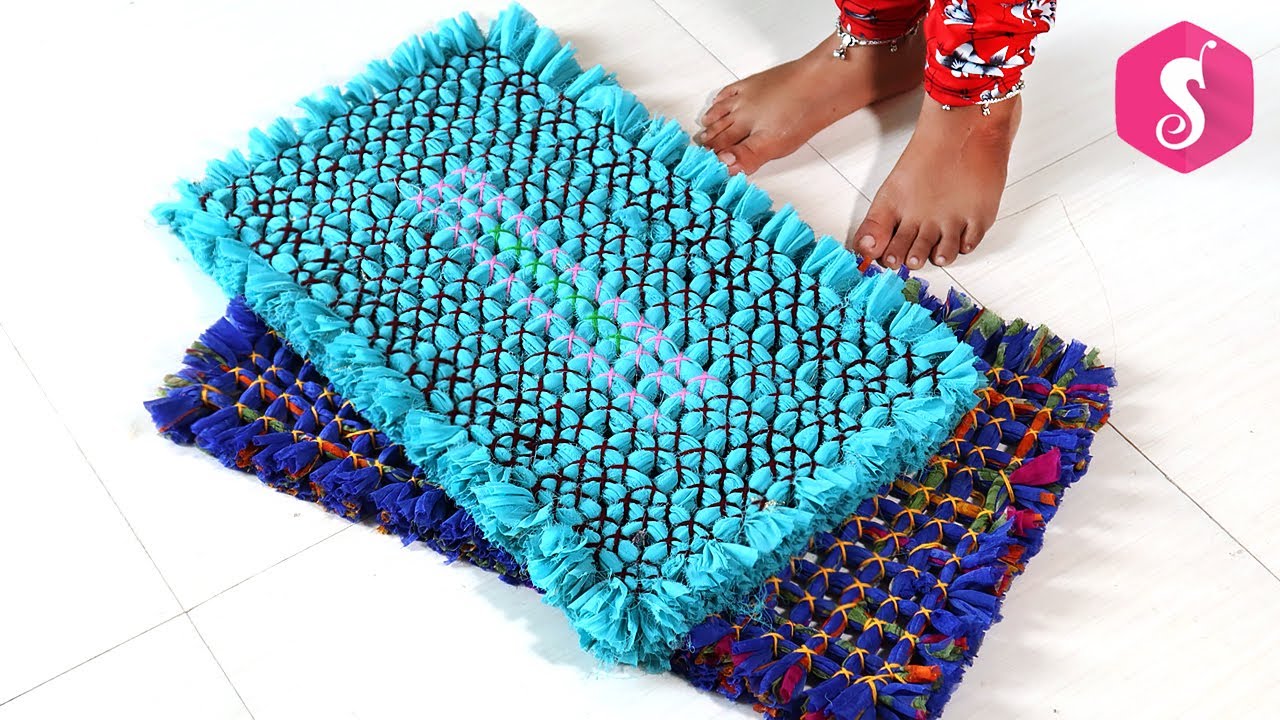 Doormat Ideas that you can make with Old Saree & Cloth | Old Saree Ideas | Floormat Making