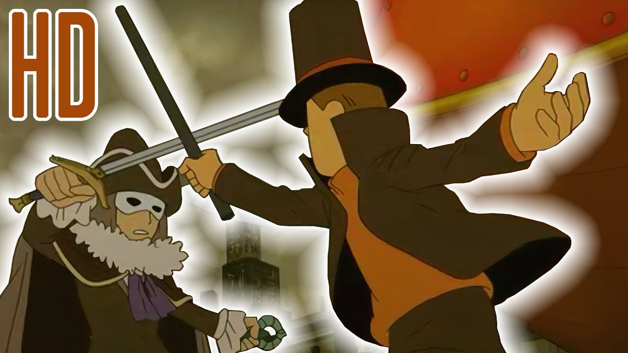 Layton vs Descole | Scene 21 | Azran Legacy HD (ish)