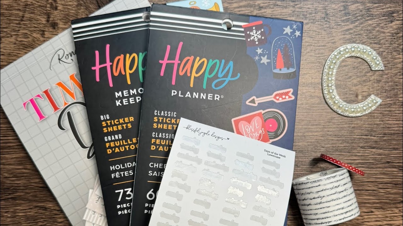 A Happy Planner Spread in my Mini Planner