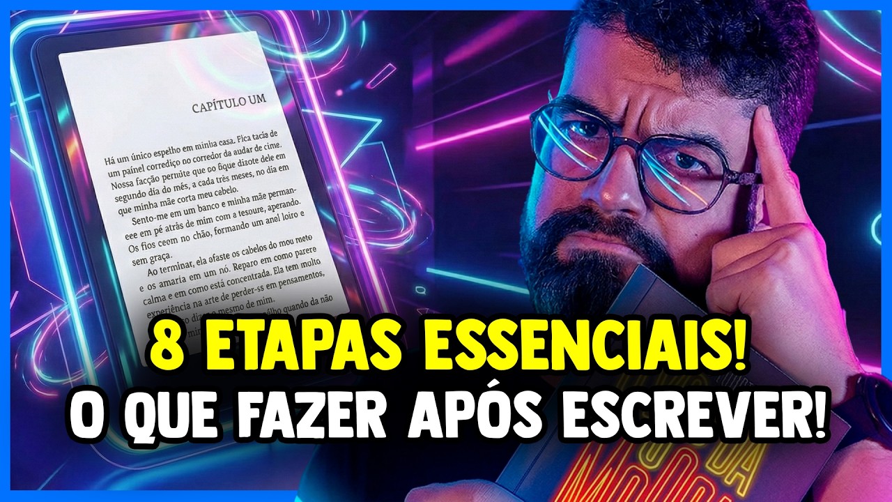 TERMINEI DE ESCREVER, E AGORA? AS 8 ETAPAS PARA PUBLICAR SEU LIVRO