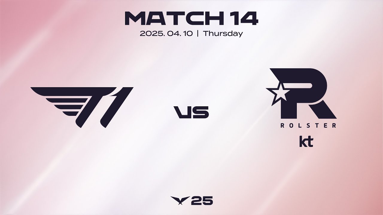 T1 vs KT | 매치 14 하이라이트 | 04.10 | 2025 LCK