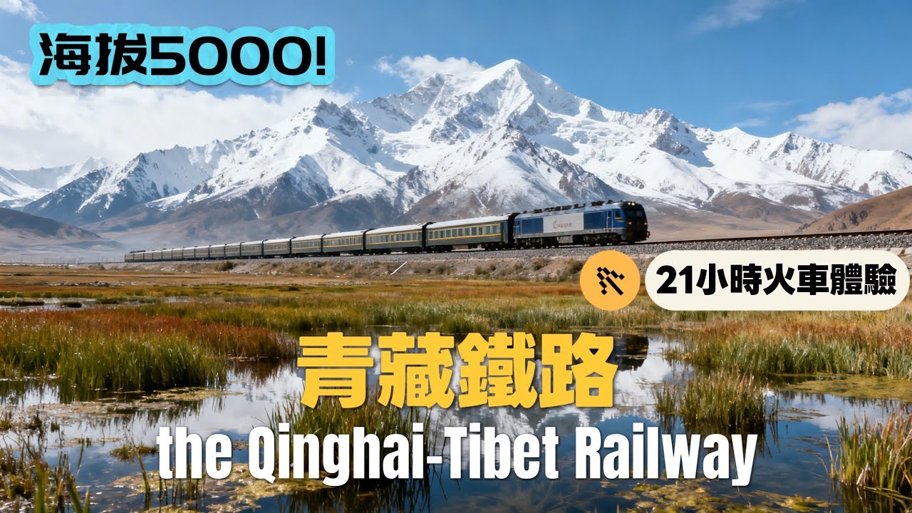21小時青藏鐵路體驗！世界上最高的鐵路！這是中國最值得搭乘的火車？海拔5000米能順利度過嗎？沿途最美的風景其實是這個？（西寧到拉薩，青藏高原野生動物園，青海美食）#西藏 #青藏鐵路