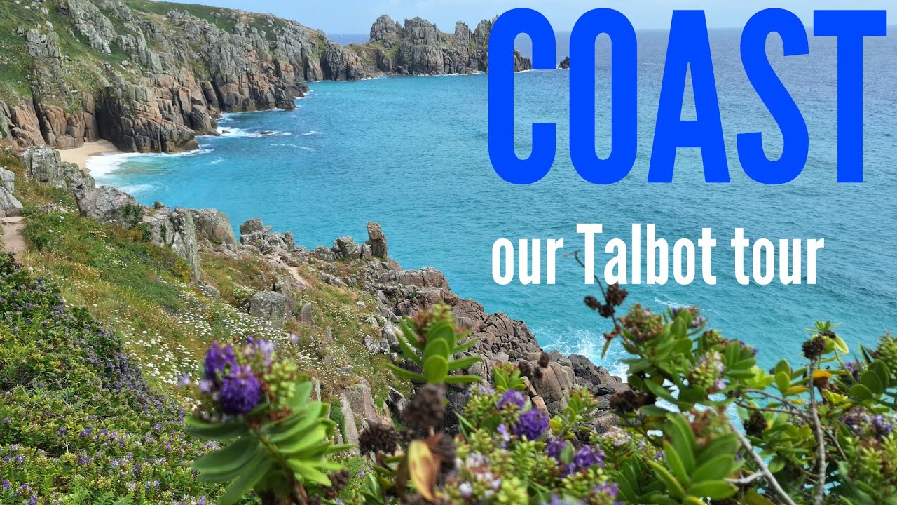 COAST OUR TALBOT MOTORHOME TOUR . lovely Treen farm campsite