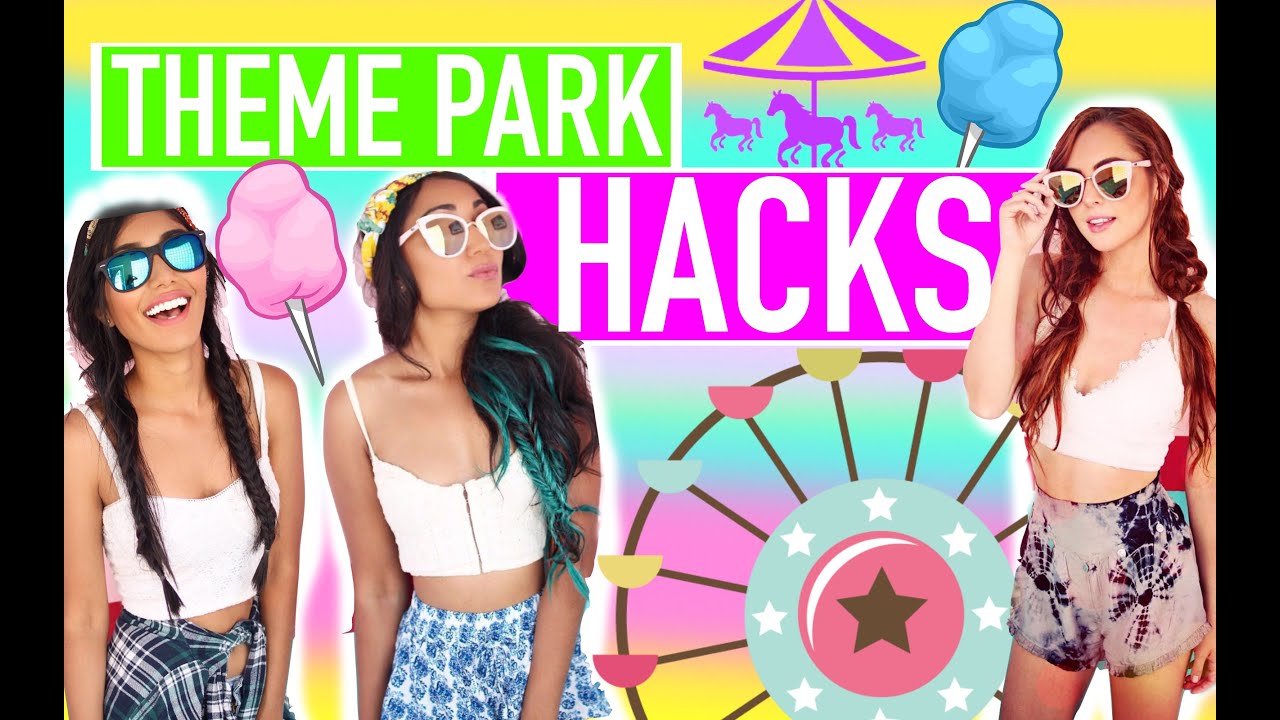 THEME PARK HACKS & Essentials | Paris & Roxy