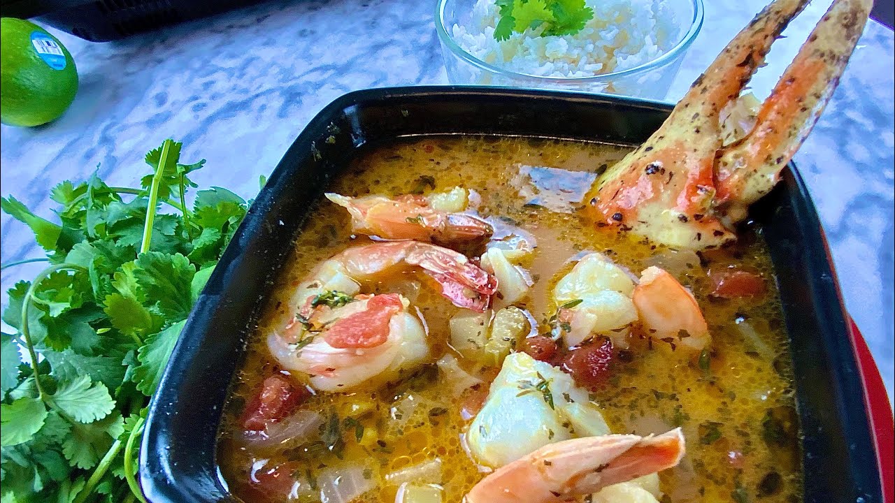 Карибское рагу из морепродуктов