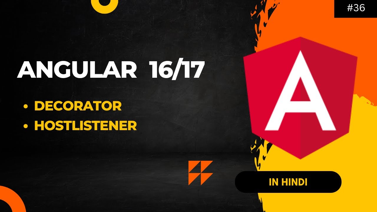 Hostlistener decorator in angular | part- 6 | angular 17 tutorial in Hindi [#36]