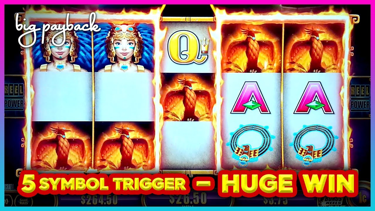 5 Symbol Retrigger → HUGE WIN! Fire Light Eruption Slot - HOT NEW GAME!
